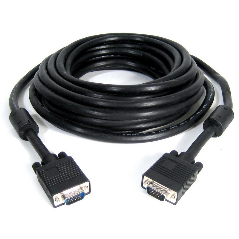 CABLE DE VIDEO VGA Macho  a  Macho  15m