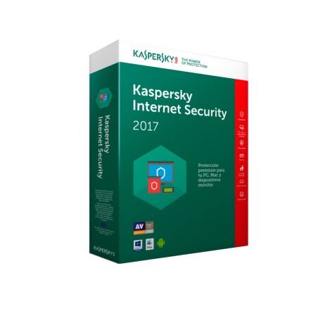 ANTIVIRUS KASPERSKY + INTERNET SECURITY 2017