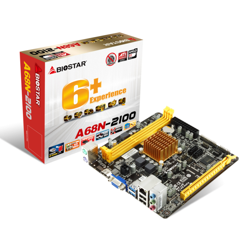 MB BIOSTAR COMBO AMD A68N-2100