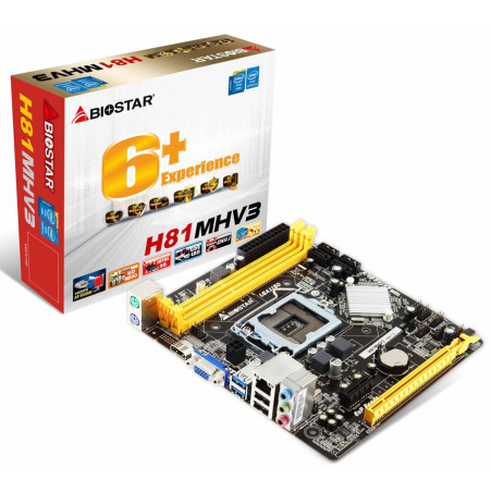 MB BIOSTAR H81MHV3 1150 DDR3 HDMI