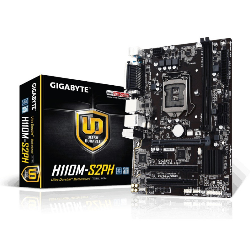 MB GIGABYTE H110M-S2PH (DDR4) 1151PARALELO-HDMI-VGA