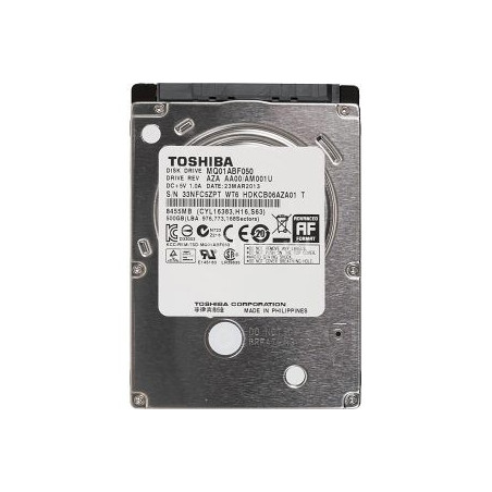 DISCO DURO NOTEBOOK 500GB TOSHIBA