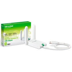 ADAPTADOR TP-LINK WN822N USB 300Mbps HIGH GAIN 2 ANTENAS