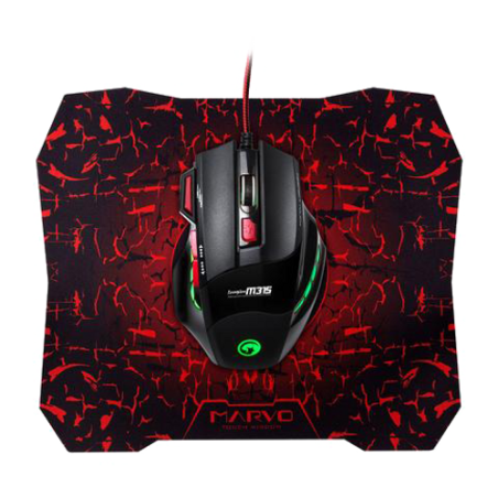 MARVO M309+G1 Wired gaming mouse+mouse pad