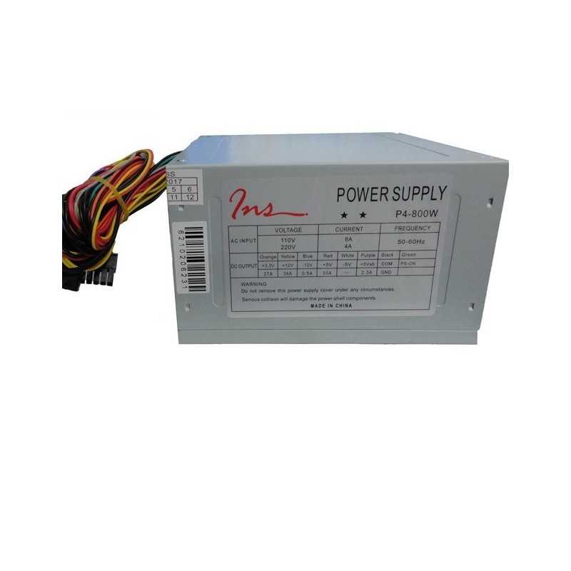 FUENTE DE PODER INS ATX-800W-P2 P/PC